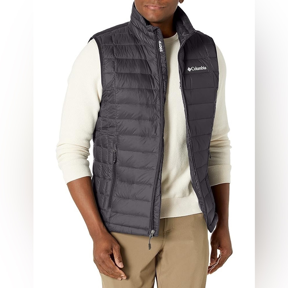 Columbia Mens Winter Down Vest Black 1X